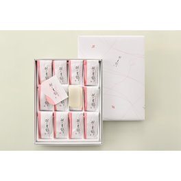 羽二重餅12個入【無料のし】【無料包装】 和菓子 御中元・お歳暮