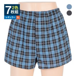 ファミラ 安心トランクス 失禁パンツ さわやか安心 トランクス 同サイズ2色7枚組3L クリーンオアシス 防水 消臭 抗菌 尿漏れ 防止 パンツ 吸水パッド付き 下着 男性用 軽度失禁用品　送料無料