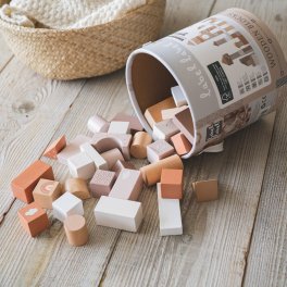 積み木 labellabel ウドゥンブロックス 50ピース レーベルレーベル 木のおもちゃ 知育玩具 【ギフト対応無料】【送料全国一律850円（離島は除く）】 赤ちゃん ベビー 子供 キッズ 男の子 女の子 1歳 2歳 3歳 指先遊び 知育トイ 木製ブロック おもちゃ ギフト プレゼント 誕生日 おしゃれ 人気 エデュテ edute