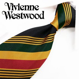 ヴィヴィアン ウエストウッド ネクタイ (8.5cm幅) VW125 ブラック/レッド Vivienne Westwood ヴィヴィアンネクタイ ブランドネクタイ・ネクタイブランド・ブランドギフト・バースデー・誕生日 20代・30代・40代・セール
