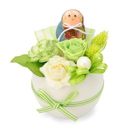 長寿 お祝い 70歳 77歳 90歳 古希 喜寿 卒寿 プリザーブドフラワー 敬老の日 お花ソムリエ フラワー  緑 グリーン 祖父 おじいちゃん 誕生日プレゼント 孫 親 ギフト 子ども おしゃれ 記念 喜ばれる メッセージカード