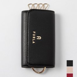 フルラ FURLA WR00436 ARE000 キーケース カメリア レディース 4連 CAMELIA ロゴ 無地 シンプル コンパクト ギフト プレゼント 誕生日 記念 全3色