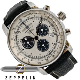 ZEPPELIN ツェッペリン 腕時計 メンズ クロノグラフ 100周年記念モデル 7686-TT 新品 無料ラッピング可 