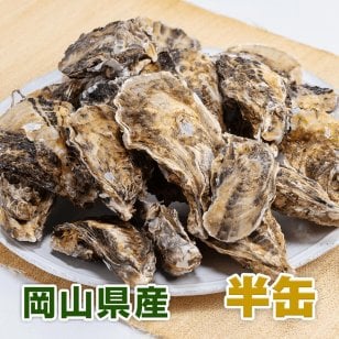 殻付き生牡蠣 岡山県 邑久町産 曙牡蠣 | 半缶60個(5kg)前後 ■ 牡蠣むきナイフ、軍手付き お歳暮 送料無料 殻付き牡蠣 殻付き カキ かき 牡蛎 牡蠣一斗缶  海鮮 バーベキュー BBQ