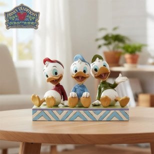 ヒューイ デューイ ルーイ お座り 10.5cm | ディズニー トラディションズ ジムショア グッズ フィギュア 人形 置物 彫刻 Jim Shore 正規輸入品