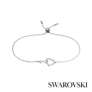スワロフスキー SWAROVSKI Hyperbola ブレスレット 5524421  ホワイト レディース  インフィニティー ハート ジルコニア アクセサリー ジュエリー プレゼント【海外正規品】送料無料