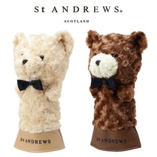 セント アンドリュース ゴルフ テディベアフェイスヘッドカバードライバー用ヘッドカバー St ANDREWS 042-6984312 お誕生日祝い お祝い 記念品 お父さん 父の日 彼氏 男性 30代 40代 50代 60代 母の日 お母さん 還暦祝い 敬老の日 彼女 人気プレゼント プレゼント