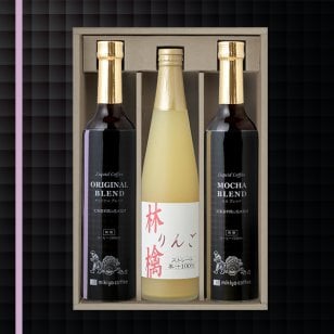 北海道羊蹄山 名水アイスコーヒー＆ストレートジュース詰合せ　HMP-30J