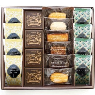 【熨斗対応可】焼菓子詰合せ＜18個入＞【ラ・マーレ・ド・チャヤ】マドレーヌ フィナンシェ ダクワーズ 葉山のショコラ・カロ 手土産  ティータイム 贈答  敬老の日 ご褒美 誕生日 引越祝い 感謝 お取り寄せ 自分へのご褒美 バレンタイン