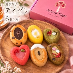 フィナンシェ [ ティグレ 6種類 詰め合わせ ] 焼き菓子 個包装 バレンタイン お返し 菓子折り プレゼント お礼 誕生日 お菓子 おしゃれ かわいい 高級 スイーツ 洋菓子 手土産 贈り物 出産 結婚 内祝い お祝い