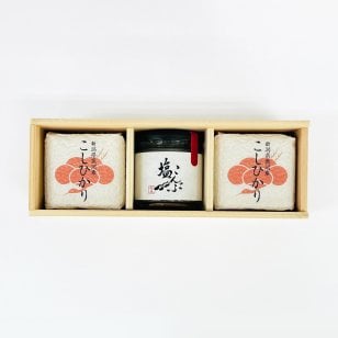 米 塩昆布 ギフト お中元 お歳暮 プレゼント 詰め合わせ 内祝い お返し キューブ米 真空 卒業祝 入学祝 記念【魚沼産こしひかり&塩こんぶセット】