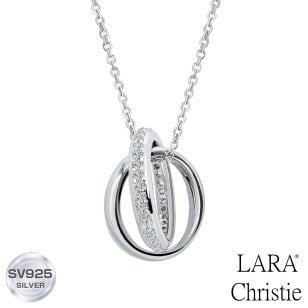 ララクリスティー ネックレス レディース メビウス WHITE Label p3884-w LARA Christie