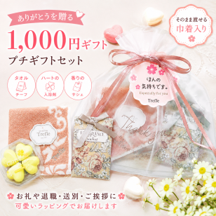 プチギフト 女性 1000円 ギフトセット おしゃれ タオルハンカチ 入浴剤 サシェ プレゼント 誕生日 退職 お礼 お返し 送別会 転勤 異動 引っ越し 挨拶 職場 女友達 先生 先輩 同僚 感謝 ありがとう ちょっとしたプレゼント 大人 可愛い ラッピング 送料無料 このまま渡せる