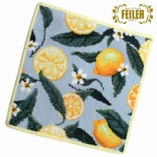 FEILER フェイラー  ハンカチ タオル Lemon and Leavs レモン フルーツ 25cm  ハンドタオル    