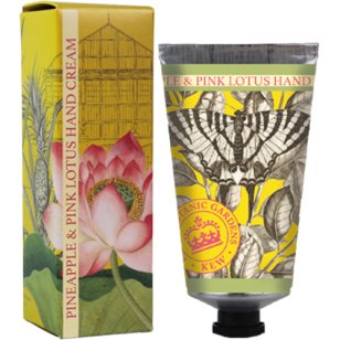 THE ENGLISH SOAP COMPANY ザイングリッシュソープカンパニー KEW GARDEN SERIES キューガーデンシリーズ Luxury Hand Cream ラグジュアリーハンドクリーム Pineapple & Pink Lotus パイナップル＆ピンクロータス