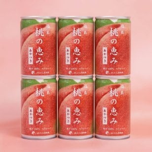 送料無料！ 本数選べる！ 果汁100％ 福島 桃の恵み あかつき 160g 皇室献上品種 お土産 御当地グルメ 人気商品　常温発送