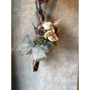 Driftwood Botanical｜流木とドライフラワーのオブジェ インテリア ギフト プレゼント 誕生日 記念日  母の日 父の日