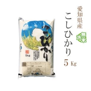新米 米 無洗米 5kg 送料無料 コシヒカリ 愛知県産 令和8年産 コシヒカリ お米 5キロ 送料無料 【沖縄、配送不可】