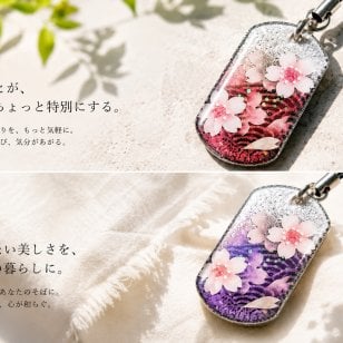 和柄 ネックレス 伝統 職人 アクセサリー ブレスレット バングル 腕輪 送料無料 名入れ 桜 さくら 手作り ハンドメイド 記念日 誕生日 プレゼント ギフト