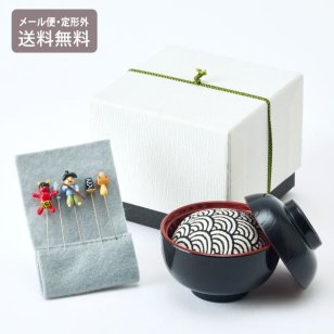 金沢のお針箱 針物語 一寸法師 定形外 送料無料 針山 待ち針 5本セット おしゃれ かわいい ミニチュア 裁縫 手芸 昔話 日本製 ギフト