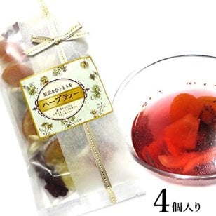 【ドライフルーツハーブティー 4個入り】 送料無料 バレンタイン ギフト プチ バレンタイン ギフト 贈り物 プレゼント フルーツティー ティーバッグ 紅茶 ハイビスカス ローズヒップ 食べられる かわいい おしゃれ インスタ映え    