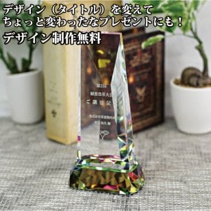 クリスタルトロフィー 優勝カップ 感謝状 誕生日 記念日 出産祝 新築祝い 開店祝い 周年記念 開業祝 昇進祝 金婚式 銀婚式 表彰状 社内表彰 還暦祝 記念品 退職祝 退職記念 店舗表彰 会社表彰 優勝カップ チーム表彰 卒団記念品 に最適！【名入れ】【名入れ記念品】