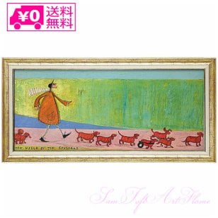 Sam Toft アートフレーム ソーセージ大行進 Ｍサイズ ST-10027 サムトフト
