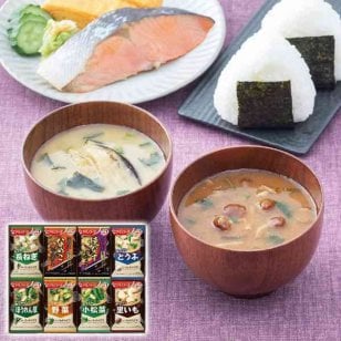アマノフーズ 味噌汁 フリーズドライ ギフト おみそ汁 詰め合わせ 贅沢 16食 セット インスタント 即席 常温 保存食 内祝い お返し お歳暮 御中元