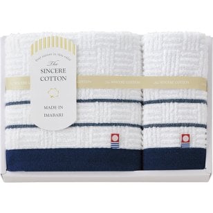 今治タオル シンシアコットン　フェイス・ウォッシュタオルセット