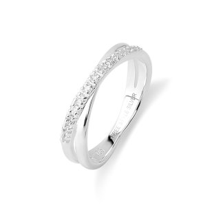 【レーザー刻印対応】 FREE STYLE レディースリング クロッシングリング シルバー レディースアクセサリー 女性 リング・指輪 記念日 プレゼント ギフト シンプル フリースタイル FSR939L 【送料無料】