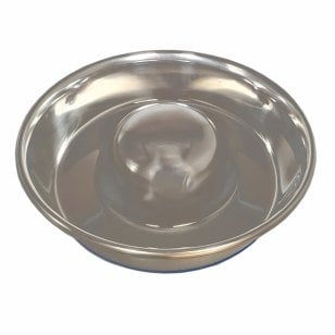 早食い防止に ステンレス 食器 デュラペット スローフィード 犬 猫 ペット用　フードボウル 餌入れ　水入れ　ゴハン　エサ