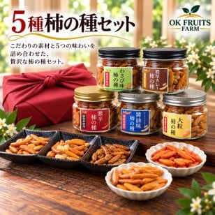 お歳暮 ギフト ナッツ お菓子 親 変わり種 おしゃれ 年配 送料無料 高級 健康食品 御中元 プレゼント ナッツ おつまみ おつまみ テレビで話題！ 5種柿の種 詰合せ スイーツ プレゼント オリジナル柿の種セット 北新地・百貨店でお土産に使われています 【5種柿の種 詰合せ】