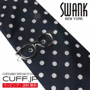 SWANK スワンク ブラック メガネ 目玉 ネクタイ ネクタイピン セット プレゼント ギフト父 彼氏 夫 結婚祝い 誕生日
