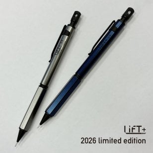 【予約受付中】LIFT+ シャープペンシル 0.5mm 2026限定カラー｜ネイビー／ガンメタル 紀寺商事 Kitera