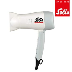 Solis公式ショップ ソリス オンザゴー ドライヤー 軽量 コンパクト 折りたたみ 海外対応 旅行用 ヘアドライヤー ホワイト 電圧切り替え SCD397【送料無料※一部地域を除く】