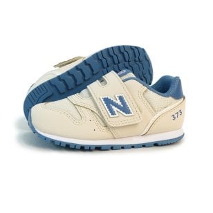 ニューバランス new balance 373 スニーカー 子供靴 ベビー シューズ 運動靴 靴 出産祝い 女の子 NB I373 8T7 W ベージュ/ブルー 運動会 通園 遠足