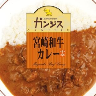 宮崎のカレー専門店「味のガンジス」のオリジナル！宮崎和牛レトルトカレー【ギフト】【お土産】【ご家庭用】