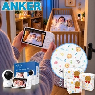 出産祝い 熨斗対応 Anker ベビーモニター Eufy Baby Monitor C10 ギフト 出産祝い 0歳 男の子 女の子 おやすみグッズ 育児グッズ ベビーグッズ