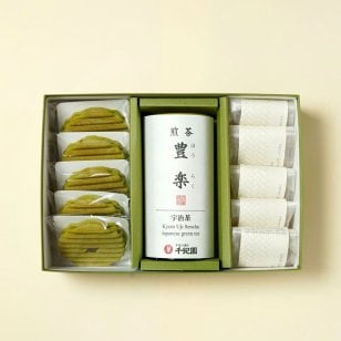 松笠もなかと宇治抹茶ヴァッフェルと宇治煎茶「豊楽」詰合せ【お中元】 最中 モナカ 粒あん 粒餡 つぶあん あんこ 国産大納言小豆 抹茶スイーツ ヴァッフェル 日本茶 緑茶 煎茶 和菓子 洋菓子 お茶とお菓子 御祝い 結婚祝い 出産祝い 結婚内祝い 出産内祝い ウェディングギフト 周年記念 お見舞い 快気祝い 長寿祝い 誕生日 ご挨拶 御礼 記念日 手土産 熨斗 ラッピング