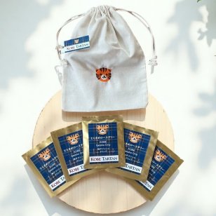 【神戸タータン柄】神戸ゲイシャドリップ 巾着付き 5個セット ドリップバッグ コーヒー