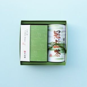 宇治抹茶カステラと宇治冠煎茶の詰め合わせ【お中元】／抹茶 カステラ 日本茶 煎茶 お茶 抹茶スイーツ 抹茶ケーキ 焼き菓子詰め合わせ お菓子 洋菓子 和菓子 御礼 御祝い 内祝い お返し 手土産 結婚祝い 快気祝い 退職祝い 還暦祝い 古希祝い 喜寿祝い お見舞い お供え 誕生日 祖父 祖母 父 母 両親 通販