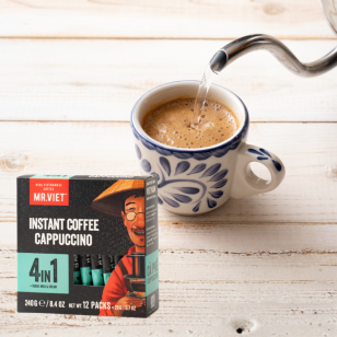 【スティックコーヒー】ベトナムコーヒー｜4in1カプチーノ｜MR.VIET｜チョコレートの香りの甘いカプチーノ