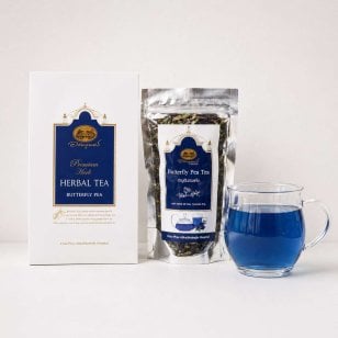 バタフライピー＆香りマグカップセット ハーブティー ノンカフェイン 紅茶