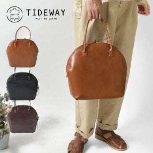 【TIDEWAY タイドウェイ】LIGHT LEATHER シリーズ BOSTON / ライトレザー ボストンバッグ (T2408)レディース 本革 牛革 トート バック かばん 軽量 軽い 無地 通勤 ビジネス オフィス 黒 フォーマル 上品 シンプル 30代 40代 50代 ナチュランド クリスマス 母の日 ギフト プレゼント