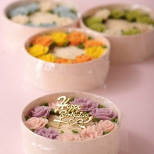 【味やお色が選べる♪】Birthdayフラワーおはぎボックス 誕生日プレゼント【誕生日ギフト】　和菓子ギフト
