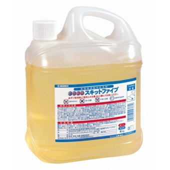 合成洗剤 スキットファイブ 濃縮中性洗剤 4kg 1本 ５倍濃縮タイプ 厨房用品 厨房機器 ポイント消化
