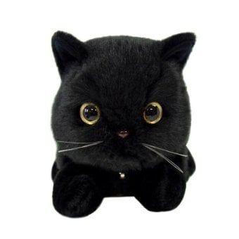 吉徳 ぬいぐるみ コネコ ブラック 黒猫 子猫 人形 おもちゃ リアル ギフト プレゼント インテリア 雑貨 かわいい おしゃれ 癒し グッズ 子ども キッズ 女の子 男の子 誕生日 クリスマス