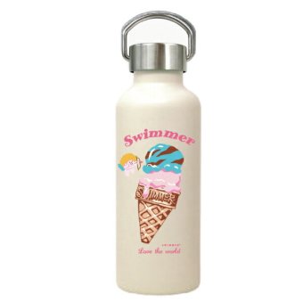 SWIMMER 取手つきアウトドアボトル アイスクリーム ステンレス 水筒 スイマー  290ml