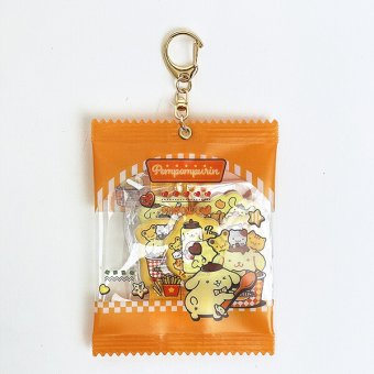 サンリオ ポムポムプリン シール入りミニポーチ 文具 Sanrio