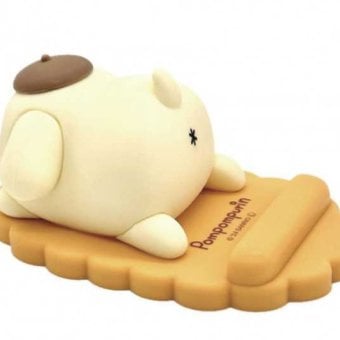 ポムポムプリン マスコット モバイルスタンド サンリオ スマホスタンド 卓上 スタンド キャラクター グッズ かわいい おしゃれ デスク周り インテリア 雑貨 プレゼント ギフト SANG-388PN サンリオ正規ライセンス品